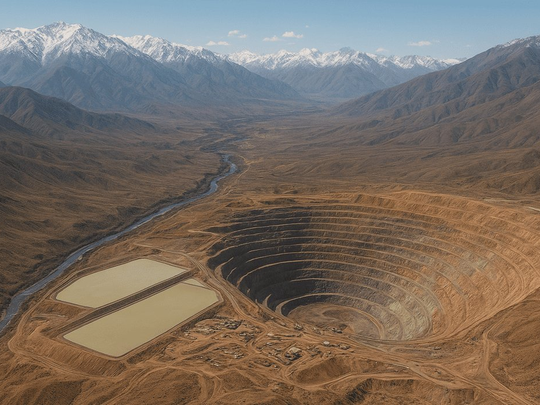 PSJ Cobre Mendocino, en Uspallata (Las Heras), prevé una inversión de 559 millones de dólares.