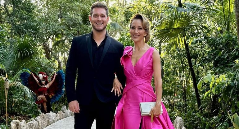 El mensaje que le dejó Bublé a Luisana Lopilato por su cumpleaños