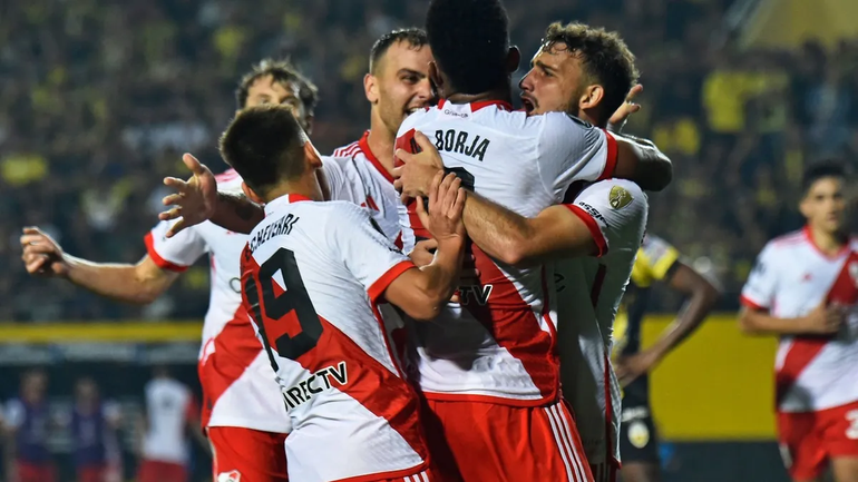 River ya le ganó a Deportivo Táchira en Venezuela.