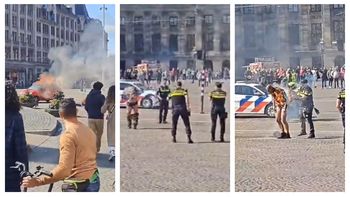 La Policía confirmó que el conductor del auto, que quedó detenido, tiene 50 años y es de nacionalidad holandesa. La Policía confirmó que el conductor del auto, que quedó detenido, tiene 50 años y es de nacionalidad holandesa.