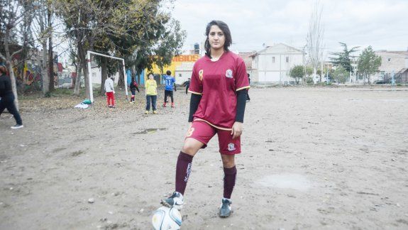 Festejos y respeto. Ornella asegura que festeja los goles por dentro y con el puño cerrado, pero no los grita porque no me gusta refregárselo al equipo contrario.