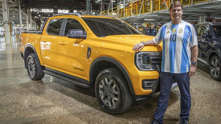 Jim Farley, CEO de Ford, en la planta de General Pacheco Jim Farley, CEO de Ford, en la planta de General Pacheco