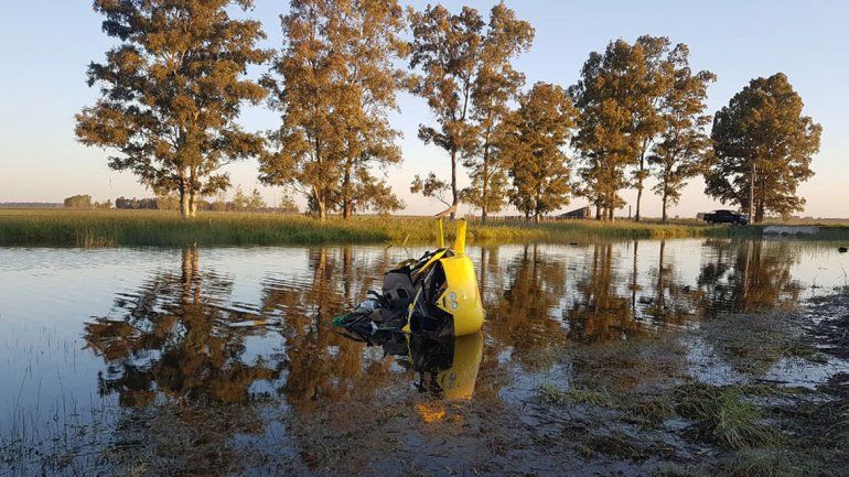 Una familia sobrevivió a la caída de su helicóptero
