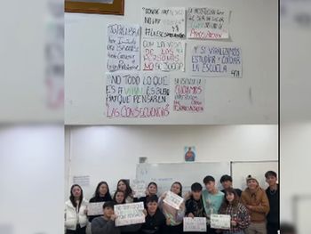 El video de los estudiantes del CPEM 33 para llamar a la reflexión tras las amenazas de tiroteo.