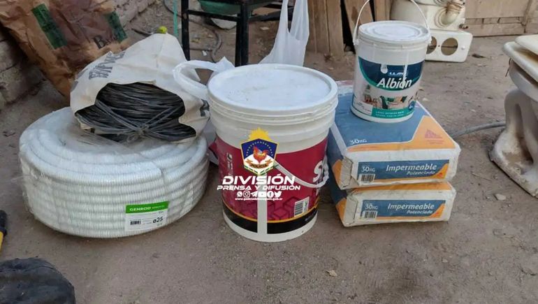 No solo materiales de la obra: se robó hasta el inodoro y el bidet
