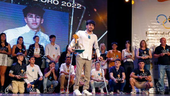 Iñaki Basiloff fue premiado con el Pehuén de Oro al mejor deportista del año