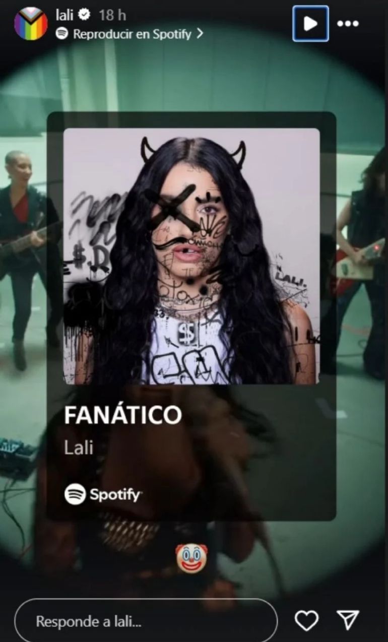 El posteo de Lali Espósito El posteo de Lali Espósito