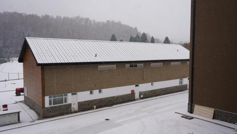 Avanzan las obras del hospital de San Martín de los Andes. 