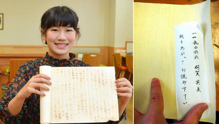 Japonesa imitó a los ninjas y escribió con tinta invisible