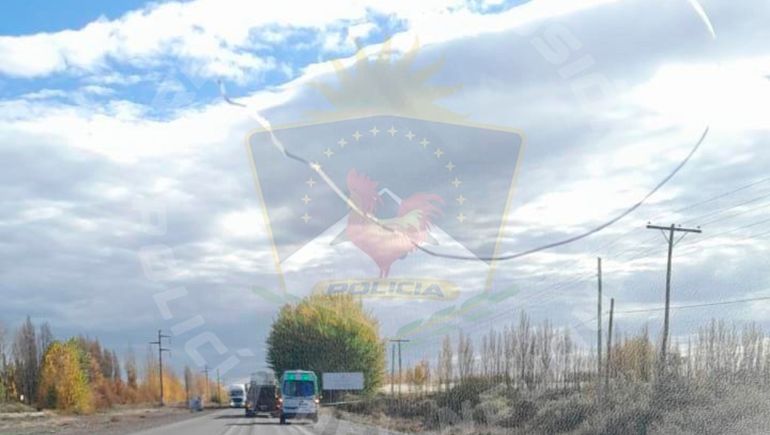 El trágico accidente laboral ocurrió este jueves en San Patricio del Chañar / Foto Prensa Policía