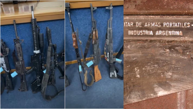 Se trataría de uno de los fusiles que desapareció del Batallón 603 de Fray Luis Beltrán. | LM Neuquen Se trataría de uno de los fusiles que desapareció del Batallón 603 de Fray Luis Beltrán.