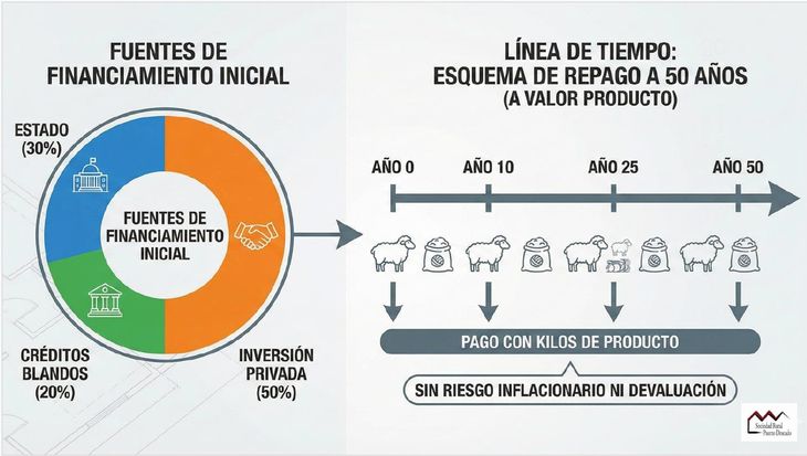El proyecto contempla el uso de bonos de carbono como una vía de financiamiento sostenible.