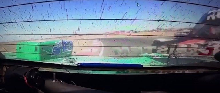 Agust&iacute;n Canapino tuvo un avance en la &uacute;ltima vuelta de la final que lo llev&oacute; al podio de la competencia del TC en Neuqu&eacute;n.