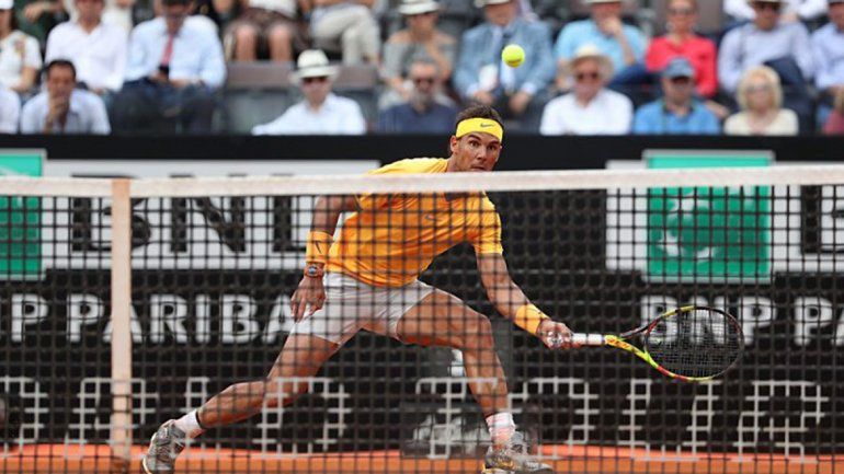 Nadal pasó a la final en Roma tras vencer al serbio Djokovic