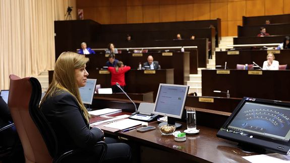 El presupuesto de la Legislatura y los fondos que pretende manejar Gloria Ruiz es lo que está en discusión.&nbsp;