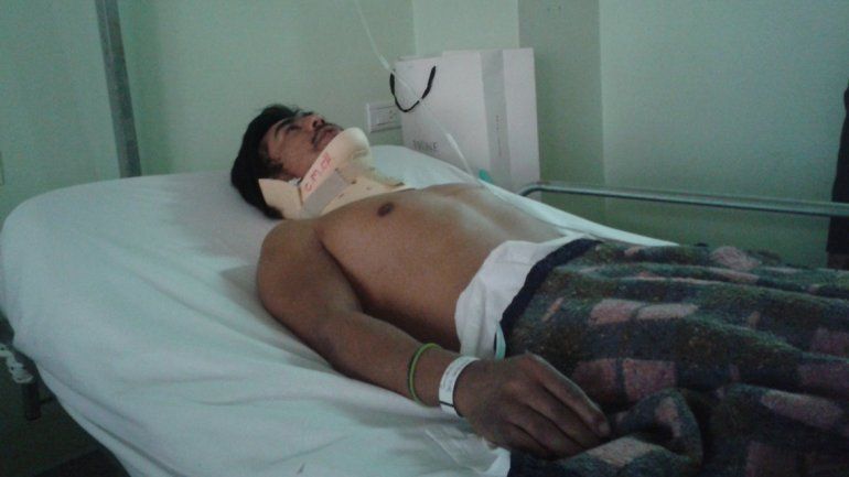 Curruhuinca cuando estuvo internado en el Castro Rendón.