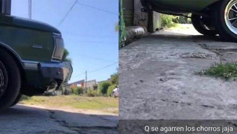 Tras la victoria de Javier Milei, un comisario de Río Negro posteó un polémico video con un Falcón verde