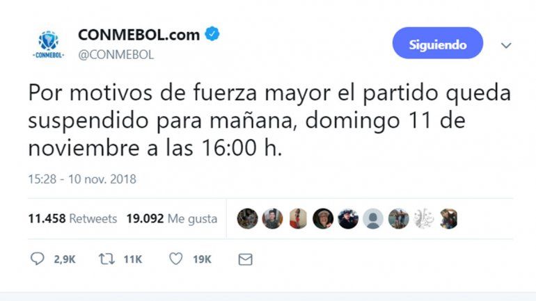 Qué dijeron las cuentas de los clubes y Conmebol tras la suspensión