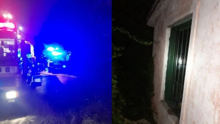El incendio destruyó gran parte de la vivienda ubicada en la localidad cordobesa de Saldán y dejó dos víctimas fatales.