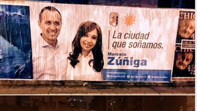 Empezó el cruce de acusaciones por los carteles tapados