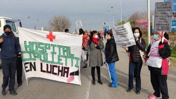 hospitalarios cortan un carril de la ruta en los puentes hospitalarios cortan un carril de la ruta en los puentes