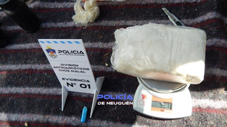 En el operativo se incautaron 551 gramos de cocaína.