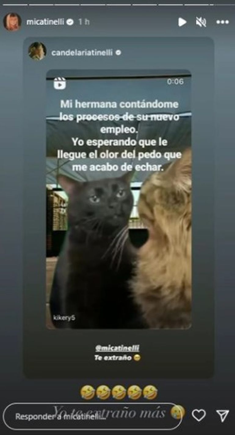 Las hermanas Tinelli se pelean y se reconcilian con extrañas dedicatorias en sus redes sociales. Las hermanas Tinelli se pelean y se reconcilian con extrañas dedicatorias en sus redes sociales.