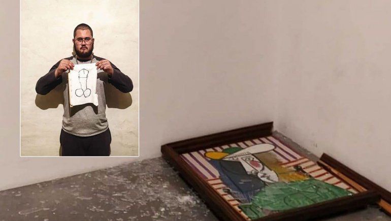 Lo condenan por haber roto una obra de Picasso