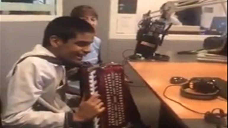 Ignacio Cabeza en su paso por los estudios de LU5 este jueves.&nbsp;