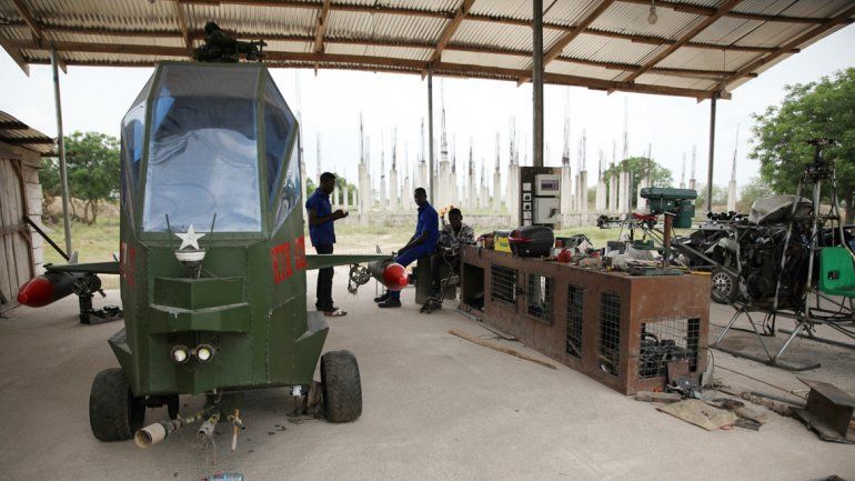 El taller del inventor Kwadwo Safo Kantanka