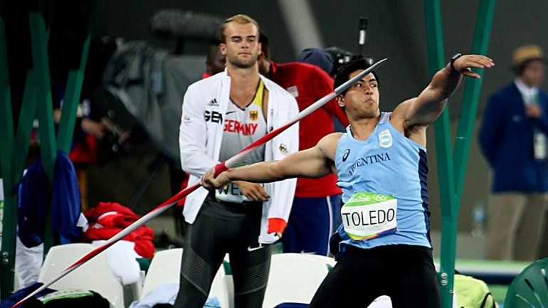 El argentino Braian Toledo obtuvo un meritorio décimo puesto en la final de lanzamiento de jabalina de los Juegos Olímpicos de Río de Janeiro 2016.