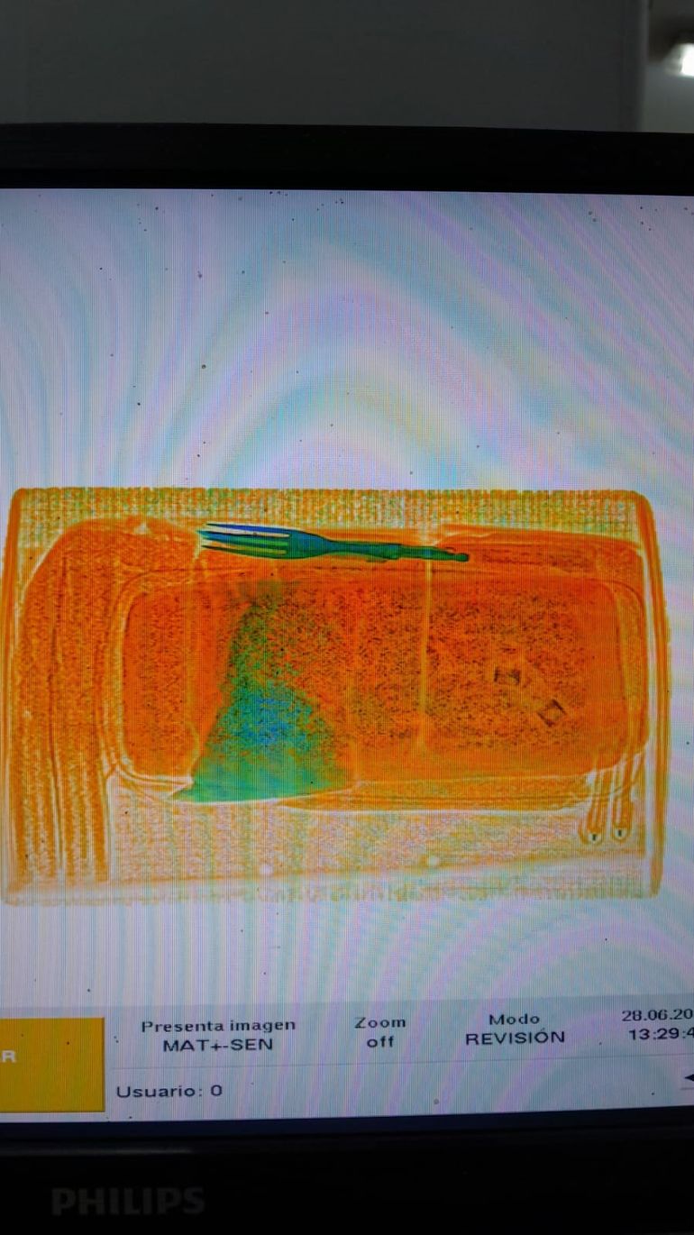 Los escáneres del Servicio Penitenciario Federal permiten detectar distintos objetos. Los escáneres del Servicio Penitenciario Federal permiten detectar distintos objetos.