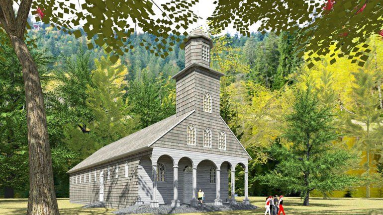 La réplica de la Iglesia de Achao incentivará el turismo religioso.