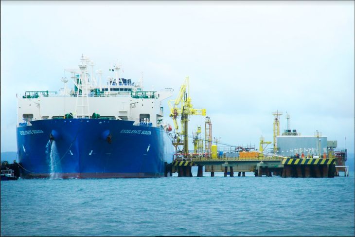 El buque Sequoia, de Excelerate, tiene una capacidad de almacenamiento de GNL de 173.400 m3.