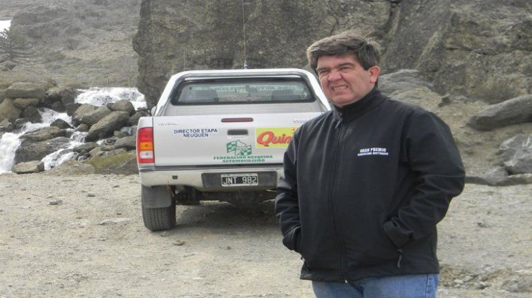 Daniel Chasco, presidente de la Federación Neuquina de Automovilismo.