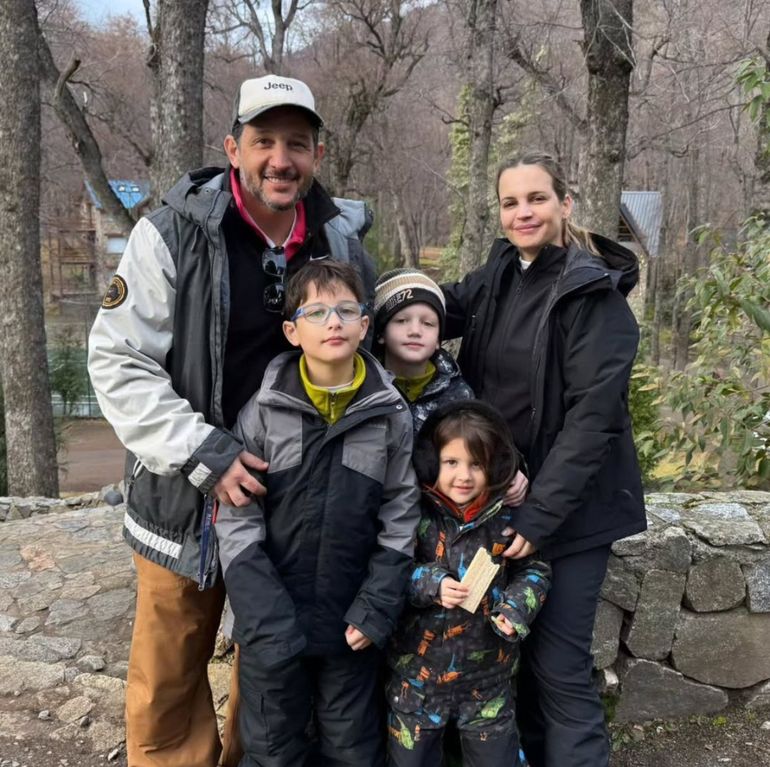 Las vacaciones de Germán Paoloski y su familia Las vacaciones de Germán Paoloski y su familia