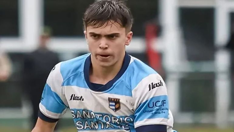 El joven se lesionó la clavícula y el hombro durante un partido disputado en la ciudad de Rafaela.