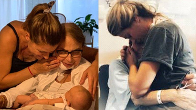 El dolor de Eugenia Tobal por la muerte de su madre