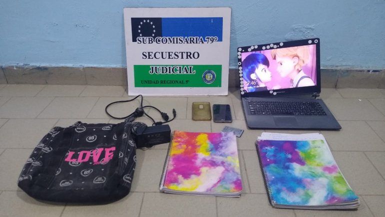 Le robaron a una joven y en la fuga uno de los ladrones le pegó a una policía