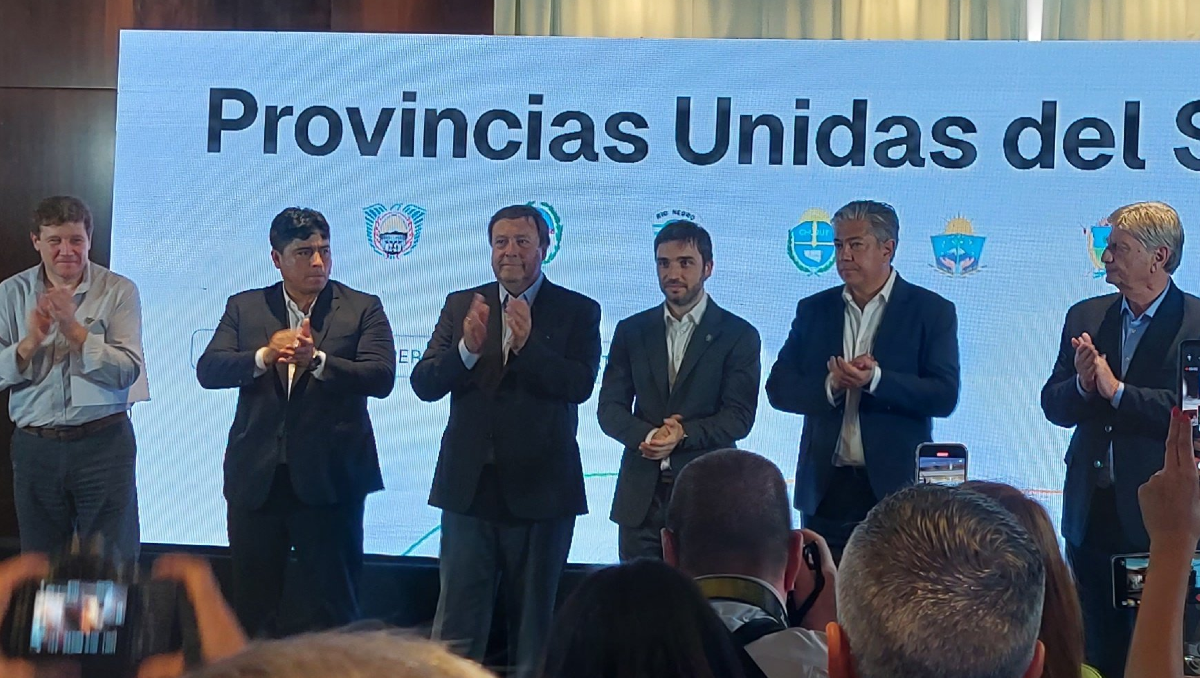 Los gobernadores de la Patagonia en su reciente cumbre en Puerto Madryn.
