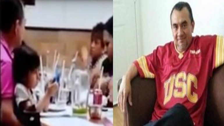 El abusador le metió la mano a la pequeña por debajo de la pollera.