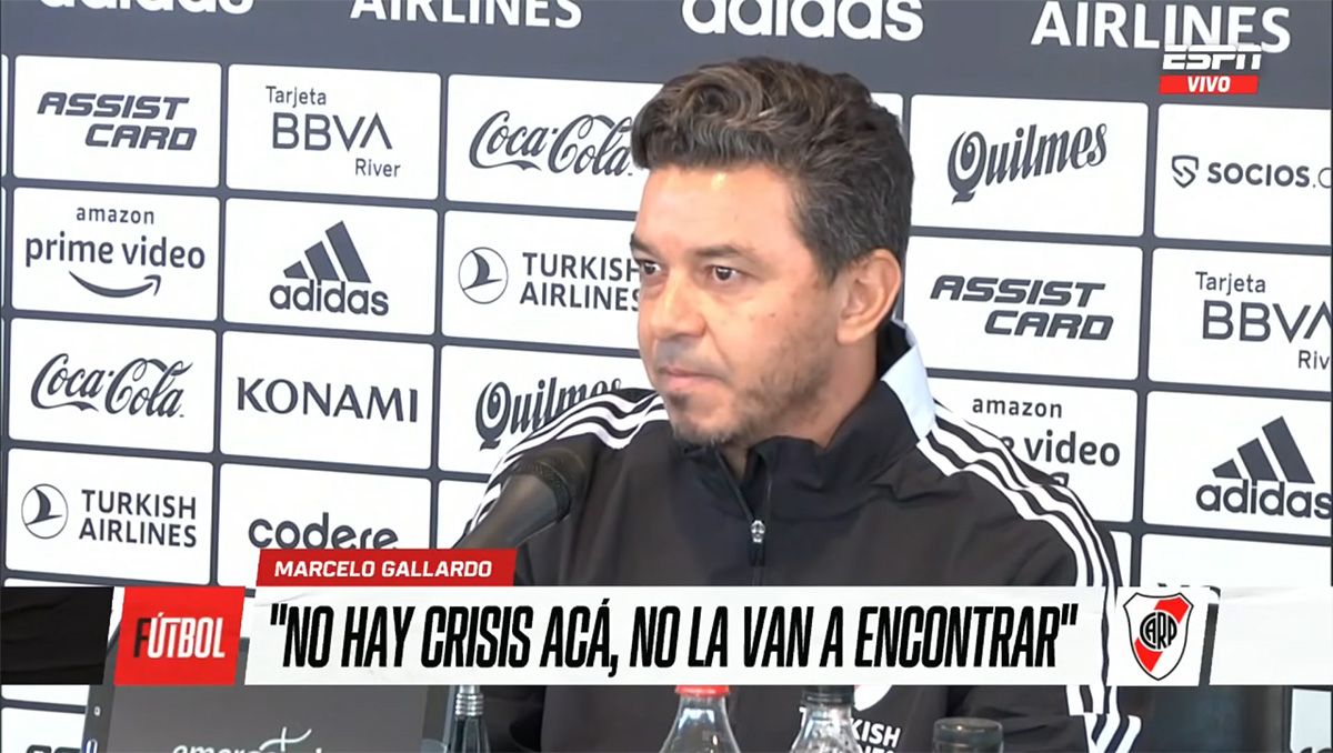Gallardo contundente: No hay crisis acá