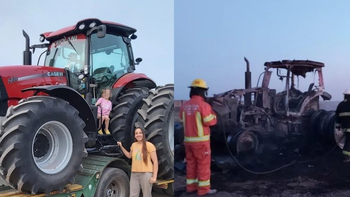 tras viralizarse cuando se le quemo un tractor, le llego uno nuevo y compartio su emocion tras viralizarse cuando se le quemo un tractor, le llego uno nuevo y compartio su emocion