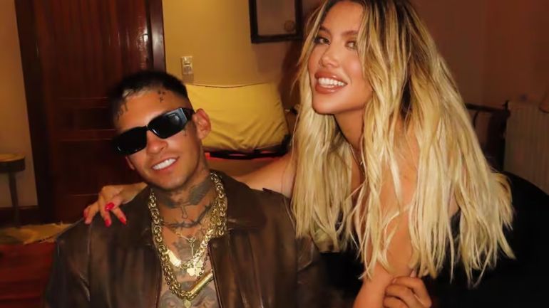 L-Gante y Wanda Nara