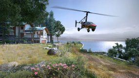 El auto volador puede aterrizar como un helicóptero pero necesita casi 200 metros sin obstáculos para poder despegar. Para funcionar por tierra sólo hay que pasarlo a modo auto.