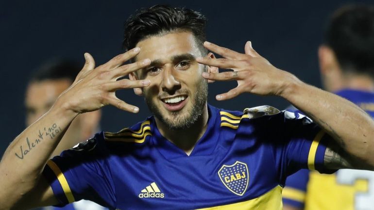 El Toto Salvio con la camiseta de Boca El Toto Salvio con la camiseta de Boca