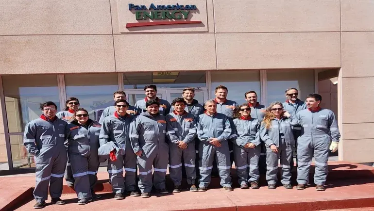 Jóvenes empresarios en Vaca Muerta