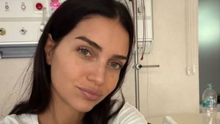 El susto de Zaira Nara tras volver de Europa: internada y con suero