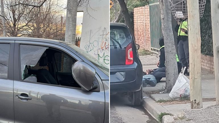 Un grupo de vecinos atrapó a un ladrón que intentaba robar en una camioneta