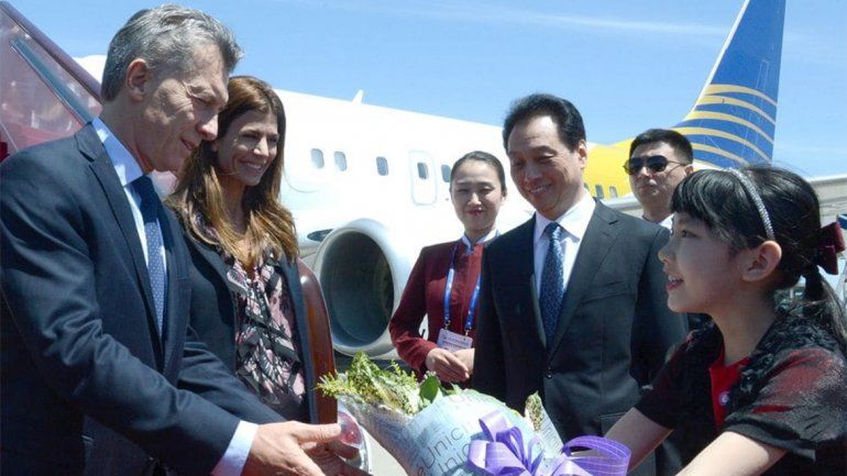 Macri llegó a China para una importante visita oficial